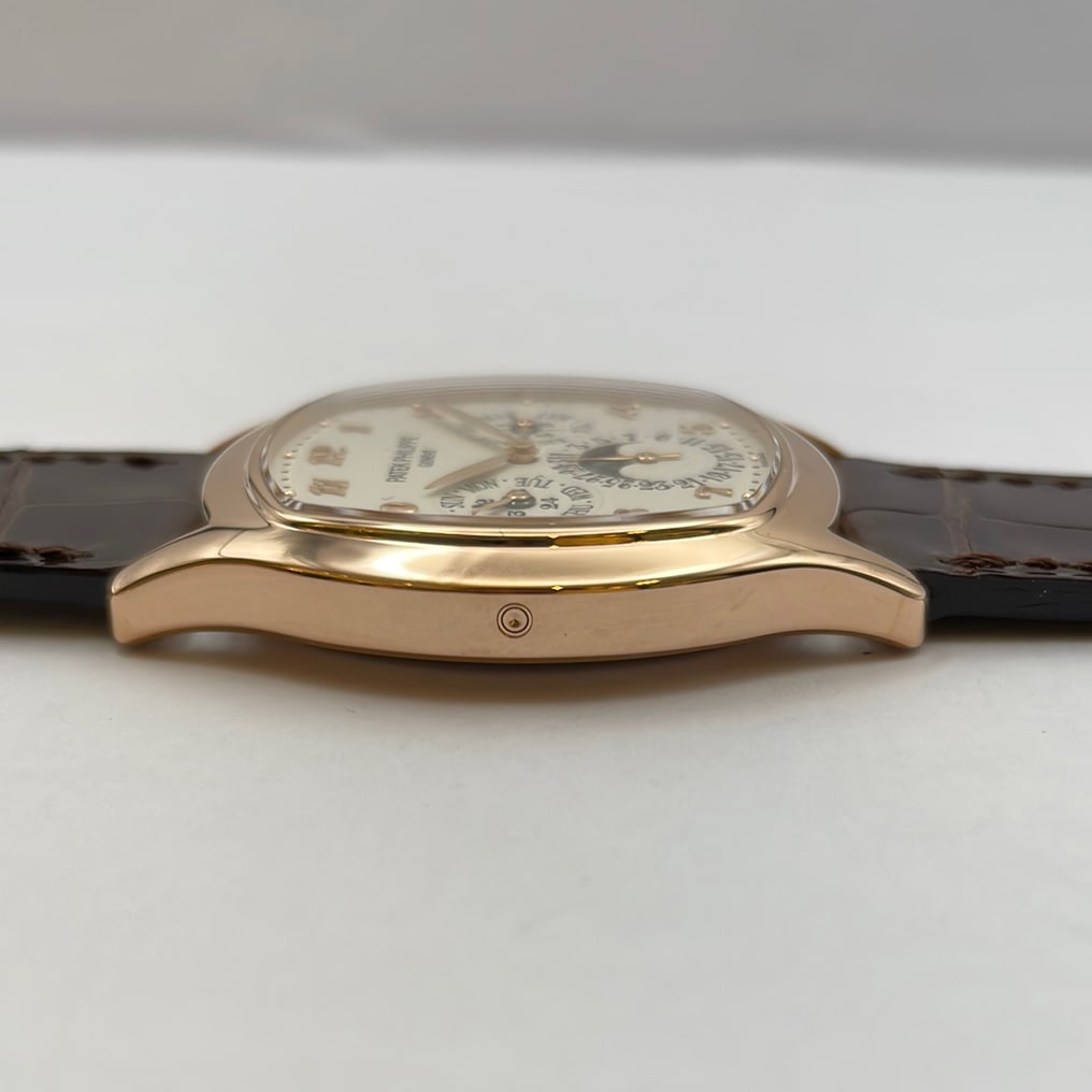 Patek Philippe Tonneau-Shaped Perpetual Calendar Rose Gold