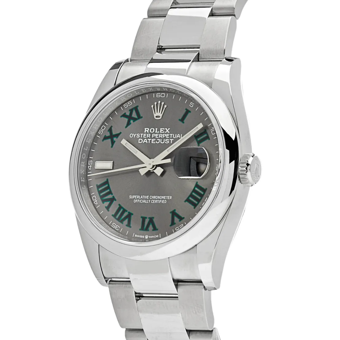 2021 Rolex Datejust 36 "Wimbledon" / Smooth / Oyster 126200-0018 Listing Image 2