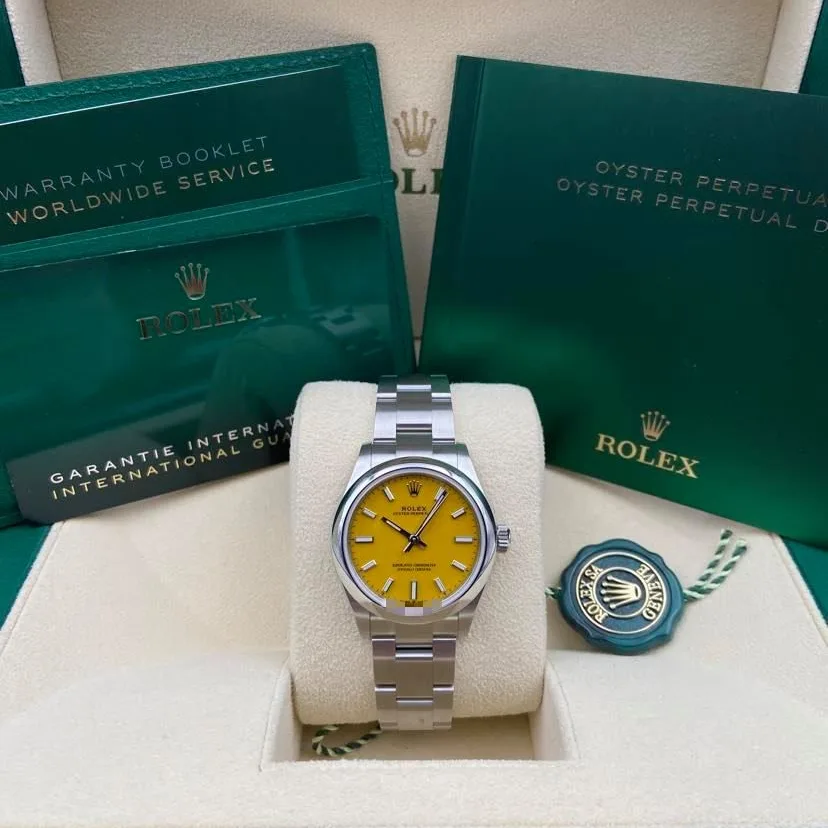 2022 Rolex Oyster Perpetual 31 Yellow 277200-0005 Listing Image 5