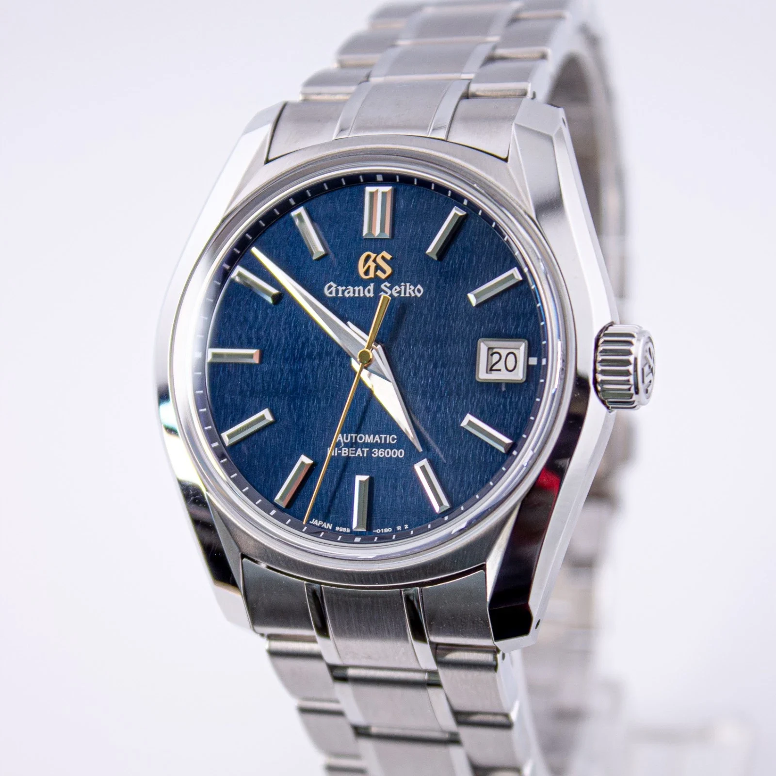 2025 Grand Seiko Heritage Hi-Beat 36000 “Shūbun” 40 Steel / Blue / Bracelet SBGH353G