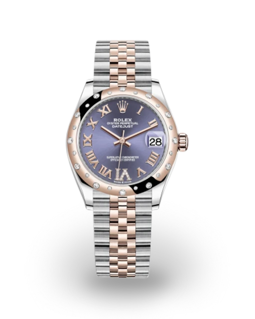 Rolex Datejust 31 Two-Tone Diamond-Set / Aubergine / Diamond-Set Roman / Jubilee 278341RBR-0020  Model Image