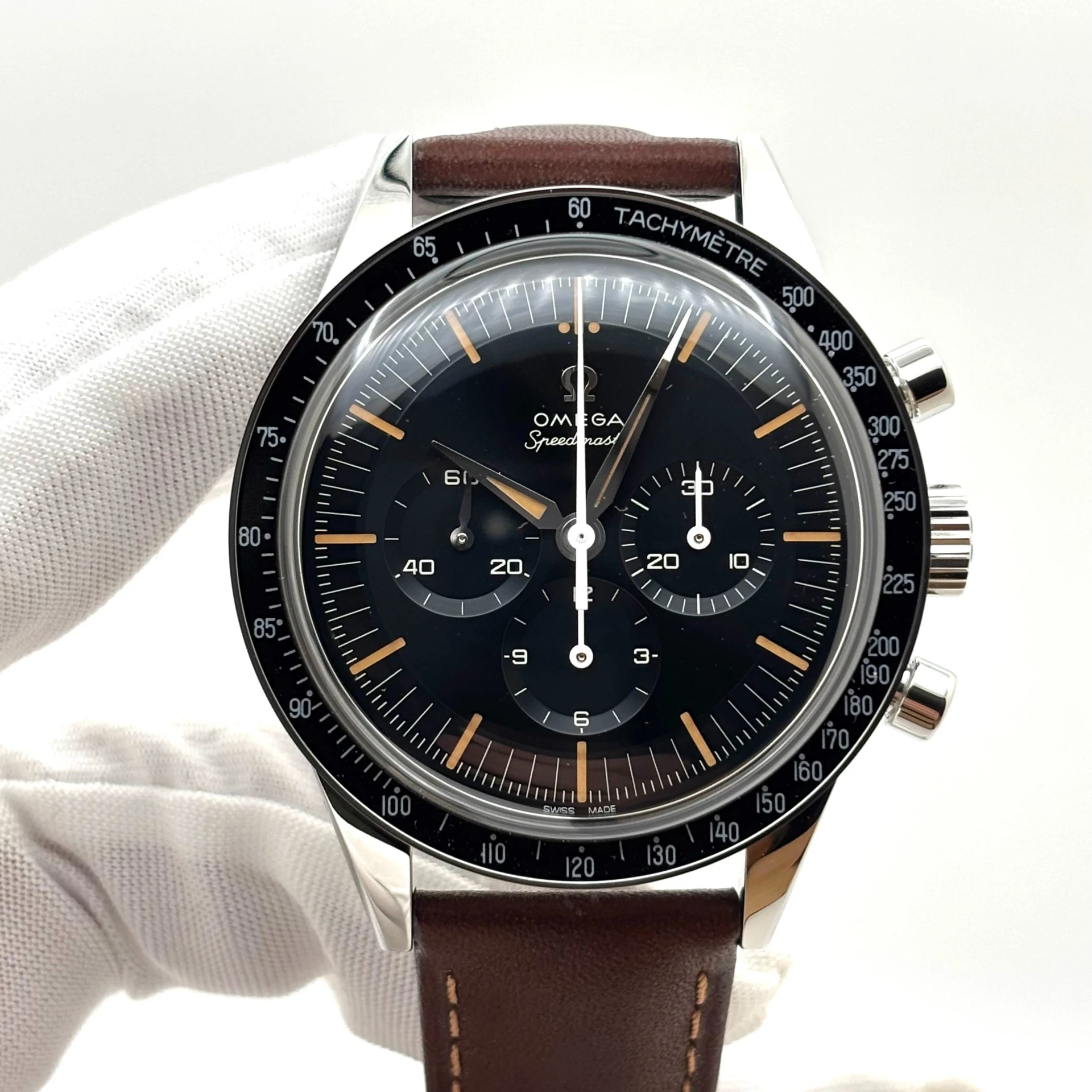 2025 Omega First Omega in Space Steel / Gray-Blue / Strap 310.32.40.50.06.002