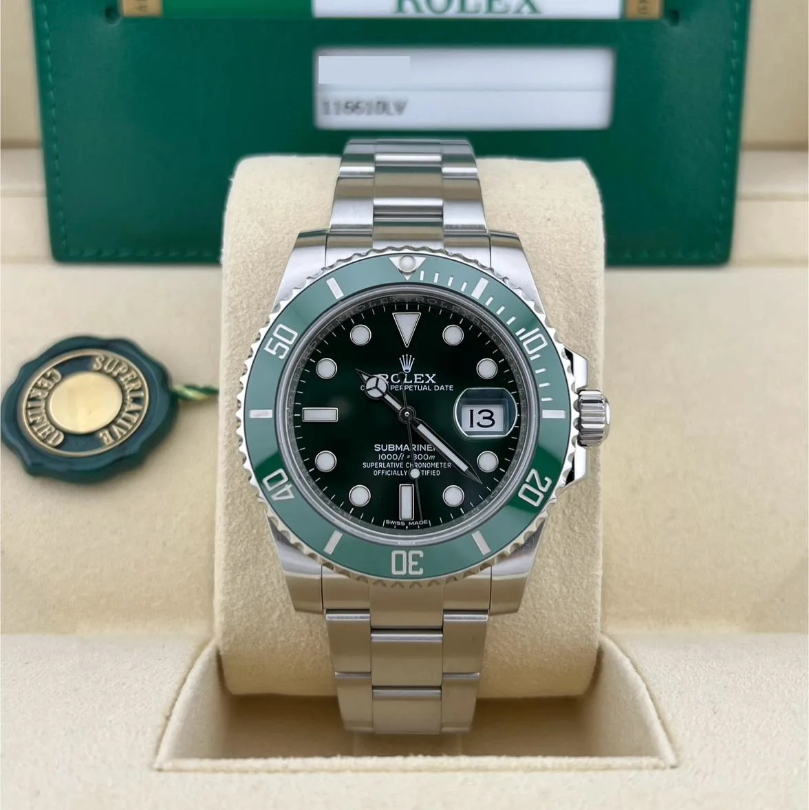 2020 Rolex Submariner "Hulk" 116610LV Listing Image 2