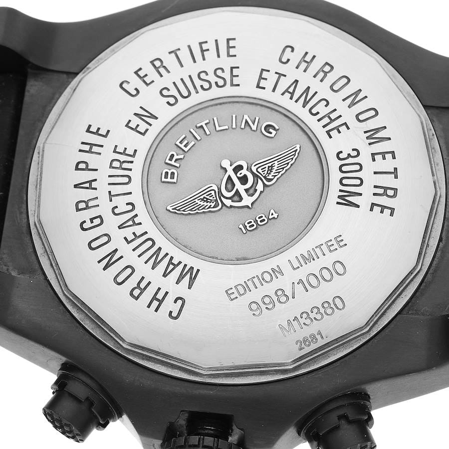 Breitling Avenger Blacksteel Steel / Black / Strap - Limited Breitling Avenger Blacksteel Steel / Black / Strap - Limited