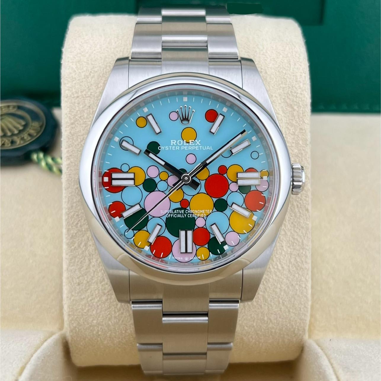 Auction: 2024 Rolex Oyster Perpetual 41 Celebration-Motif