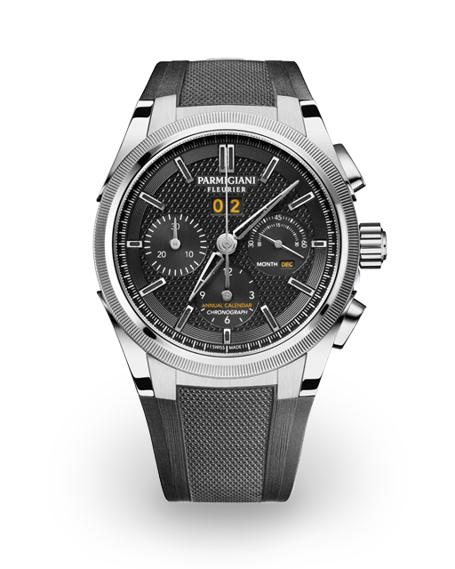 Parmigiani Fleurier Tonda GT Chronograph 42 Steel / Black / Strap - Limited to 200 Pieces PFC906-0000210-X01482  Model Image