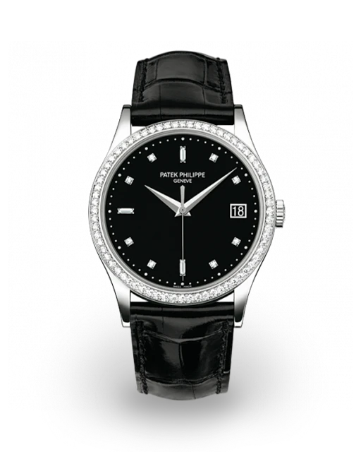 Patek Philippe Calatrava White Gold / Diamond-Set / Black / Diamond-Set 5297G-001  Model Image