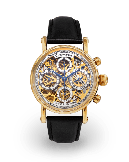 Chronoswiss Opus 38 Yellow Gold / Skeletonized / Strap CH Chronoswiss Opus 38 Yellow Gold / Skeletonized / Strap CH