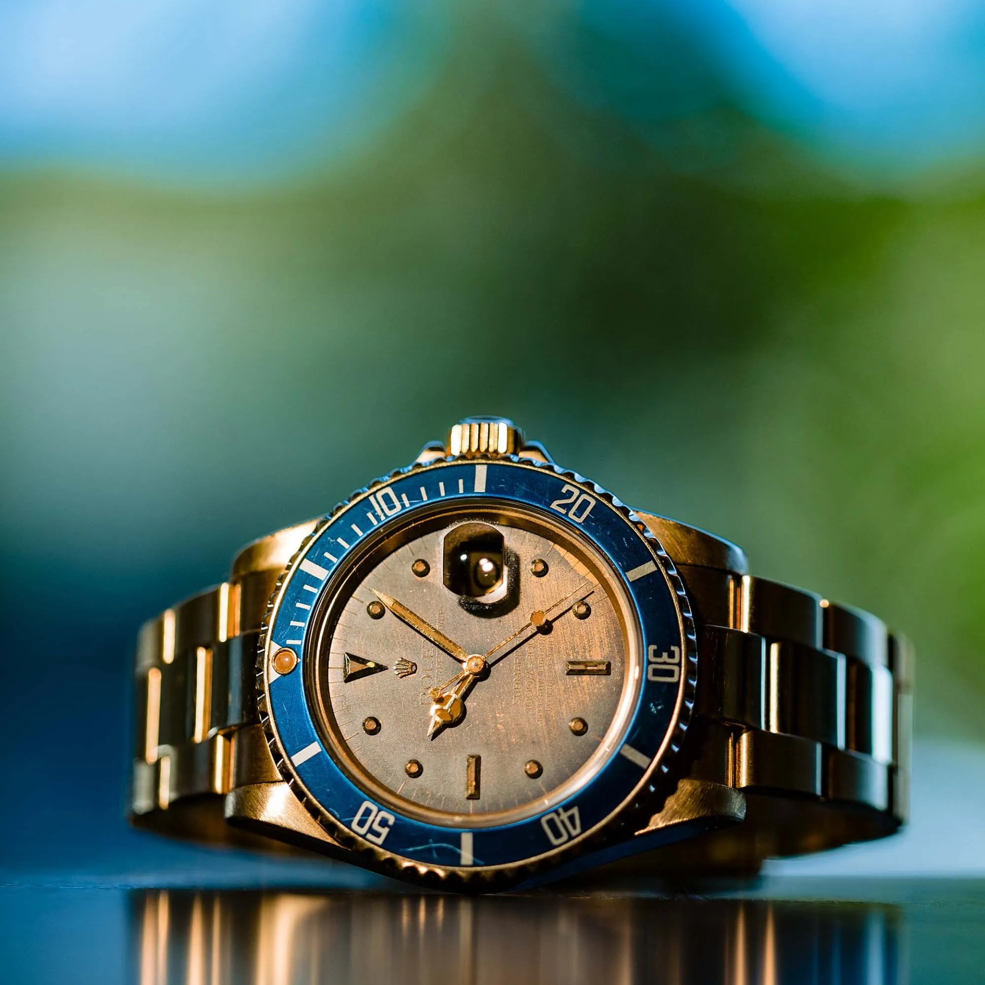 Rolex Submariner Date Blue Nipple Oyster 16808 Watches Bezel