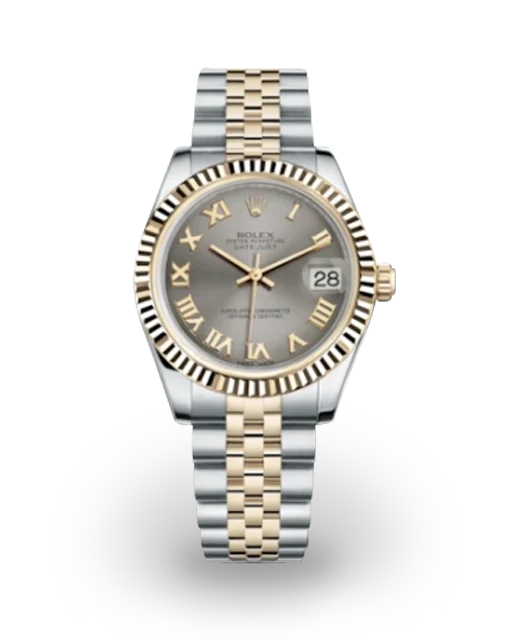 Rolex Datejust 31 Two-Tone / Fluted / Gray / Roman / Jubilee 178273-0089  Model Image