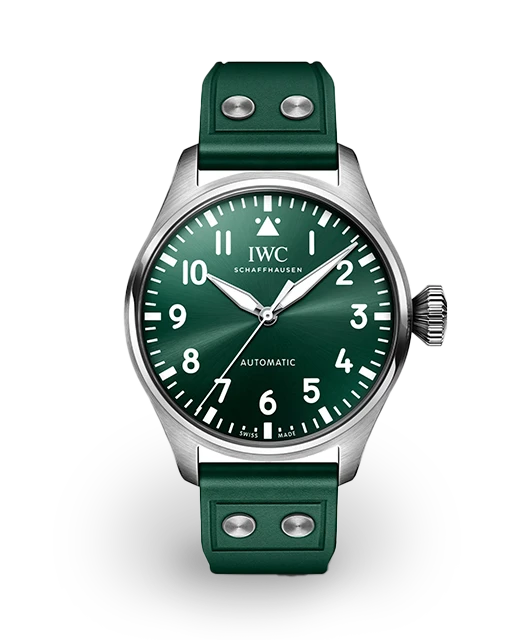 IWC Big Pilot's 43 Steel / Green / Arabic / Strap IW3293-06  Model Image