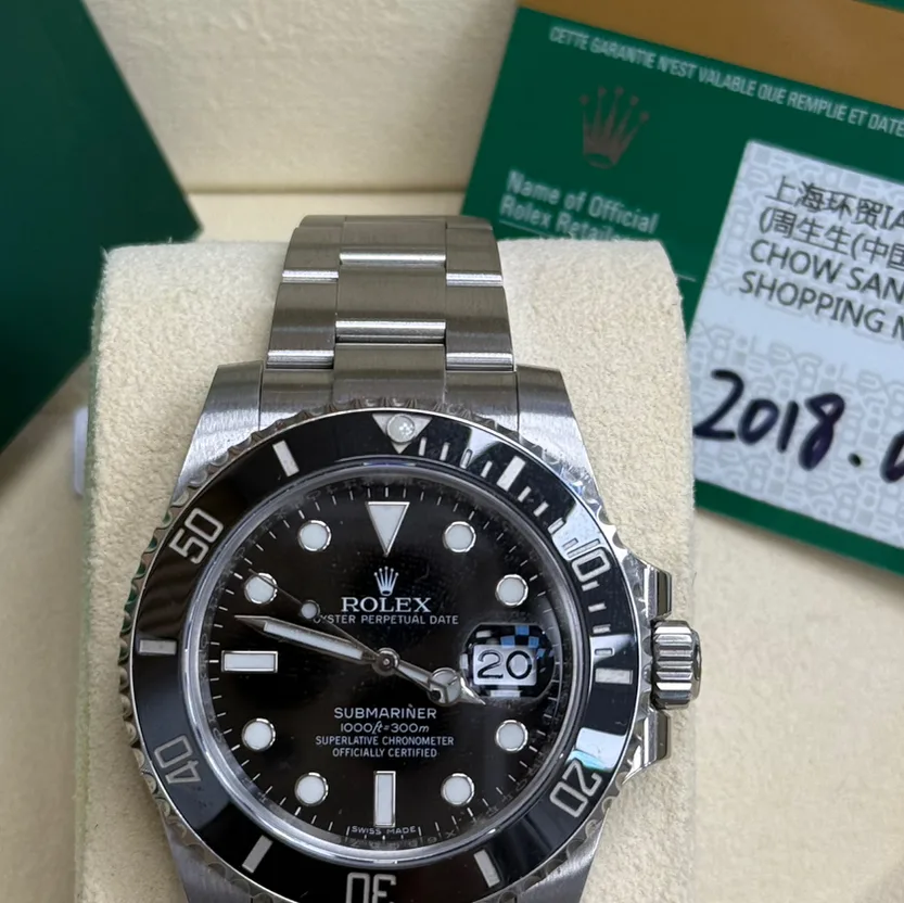 2018 Rolex Submariner Date 116610LN