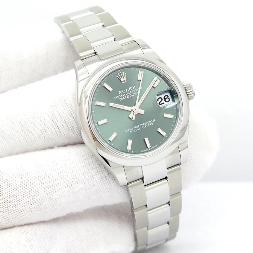 Rolex Datejust 31 Steel / Smooth / Mint Green / Oyster 278240-0011 Listing Image 1