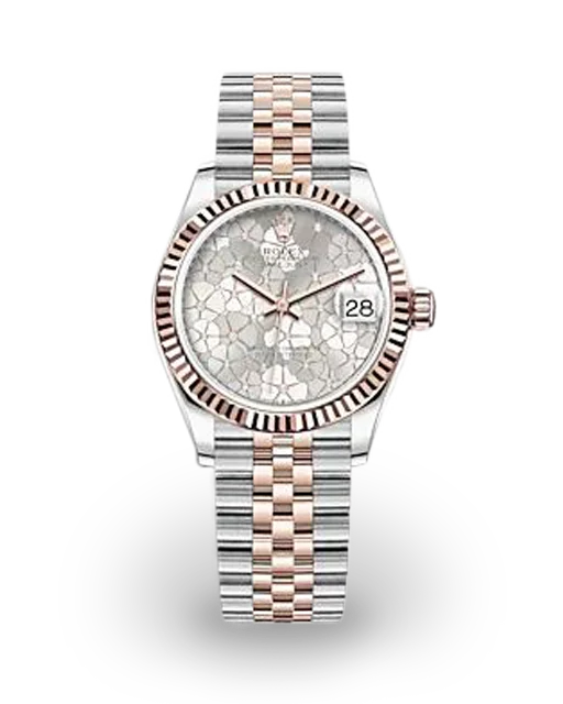 Rolex Datejust 31 Two-Tone / Fluted / Floral-Motif / Diamond-Set / Jubilee 278271-0032  Model Image