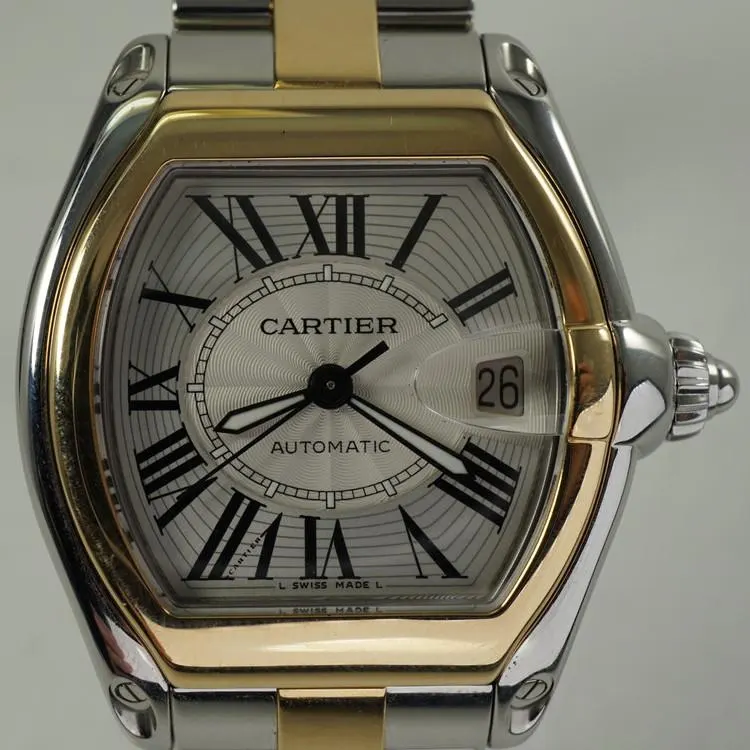 Cartier Roadster Two-Tone / Silvered  W62031Y4  Listing Image