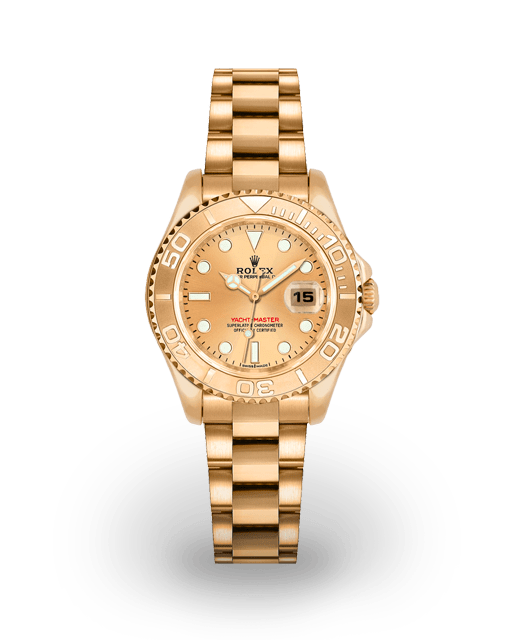 Rolex Yacht-Master 29 Yellow Gold Champagne Dial Oyster 169628 - Brand