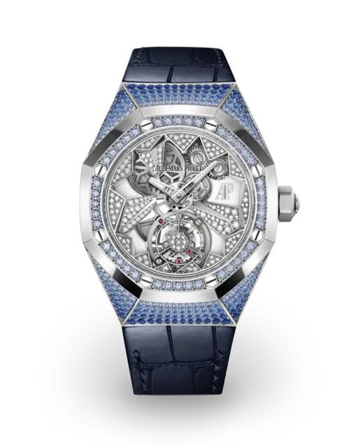 Audemars Piguet  Royal Oak Concept Flying Tourbillon 38.5 White Gold and Gem-Set / Openworked / Diamond-Set 26227BC.SS.D326CR.01 Model Image
