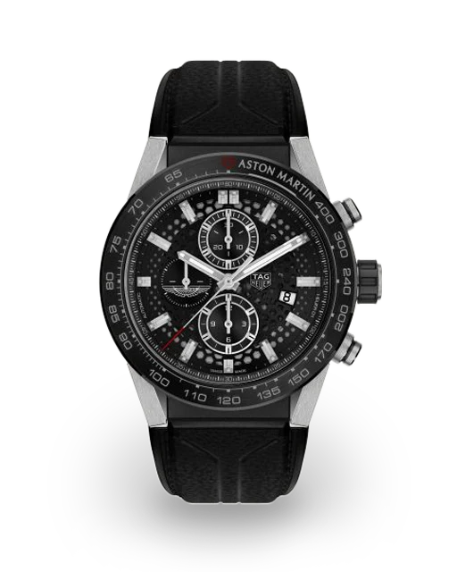 Tag Heuer Carrera Calibre Heuer 01 45 Stainless Steel / Skeleton / Aston Martin CAR2A1AB.FT6163  Model Image