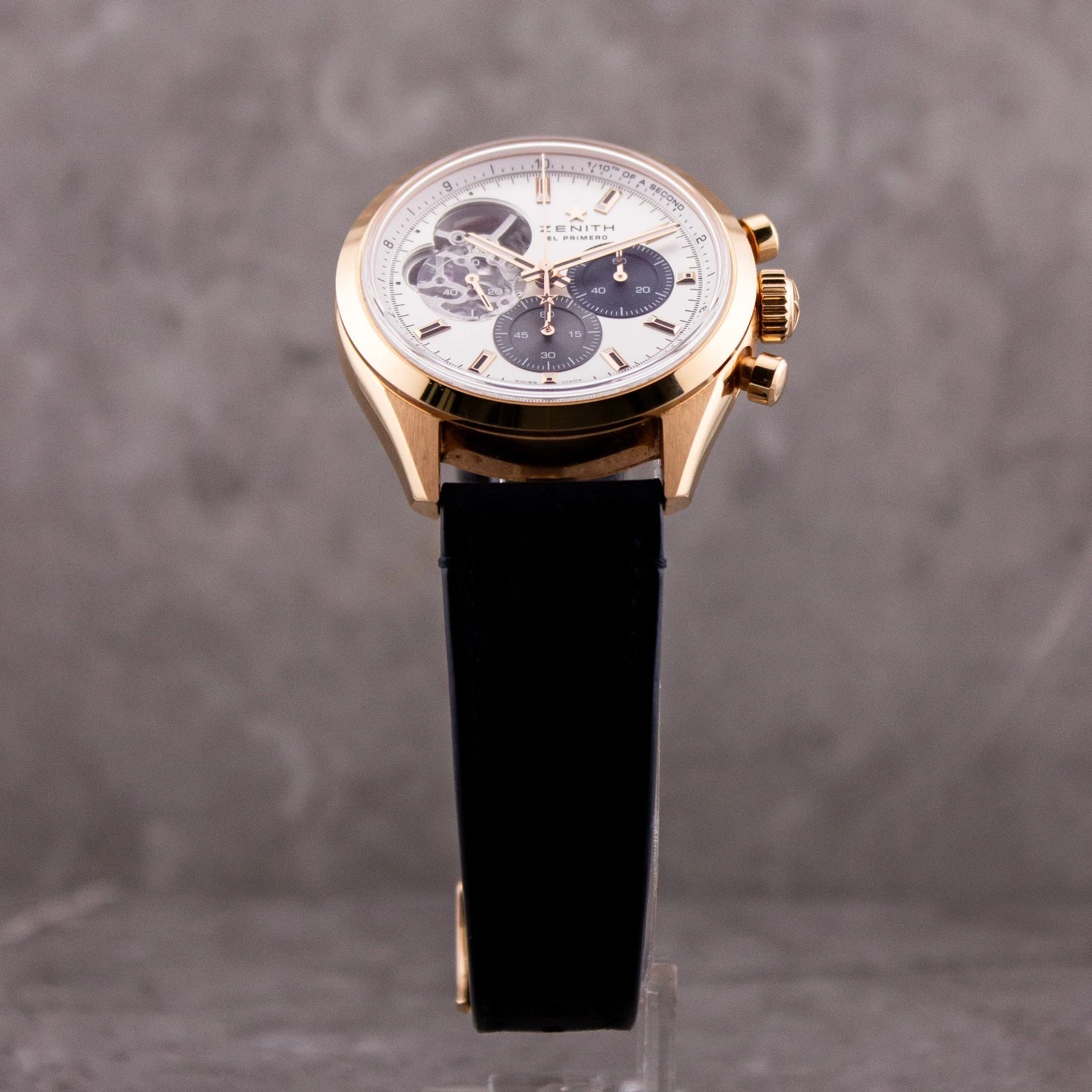 Auction: 2023 Zenith Chronomaster Open / Rose Gold / White 18.3300