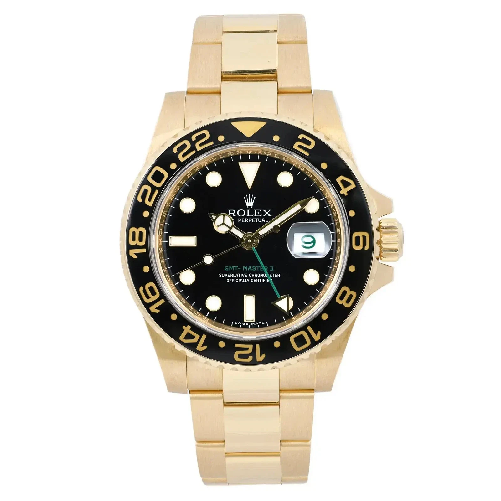 Rolex GMT-Master II Yellow Gold / Black 116718LN-0001