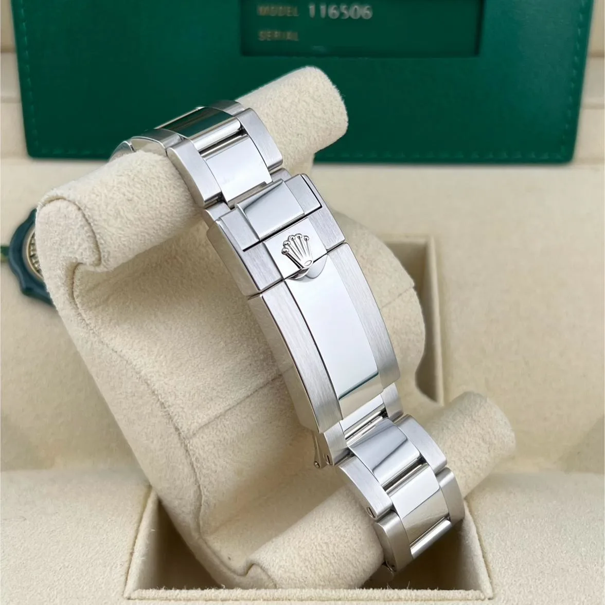 2021 Rolex Daytona Platinum / Ceramic / Ice-Blue / Baguette Diamond-Set 116506-0002 Listing Image 6