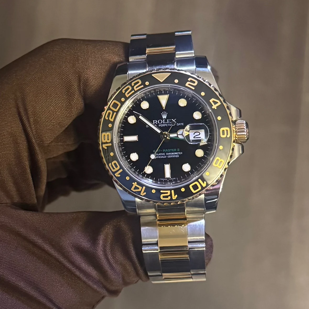 2010 Rolex GMT-Master II Two-Tone / Ceramic 116713LN-0001