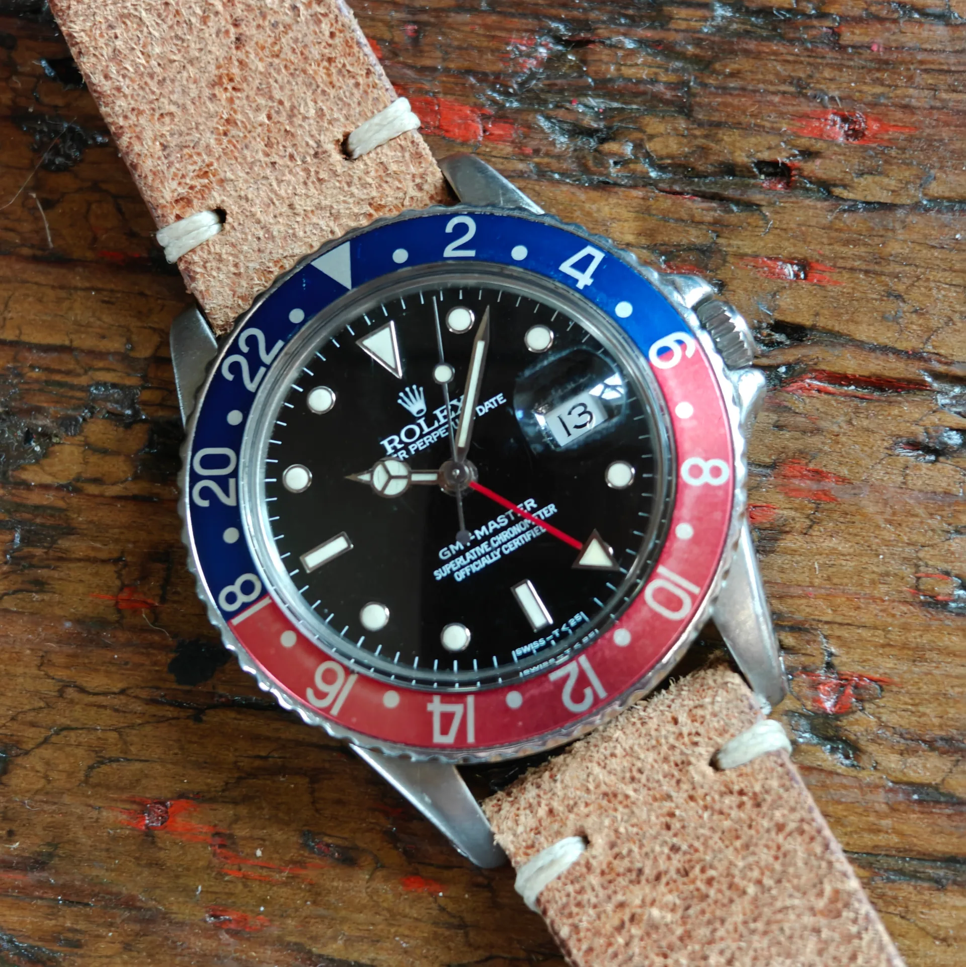 Rolex GMT-Master "Pepsi" / Transitional 16750