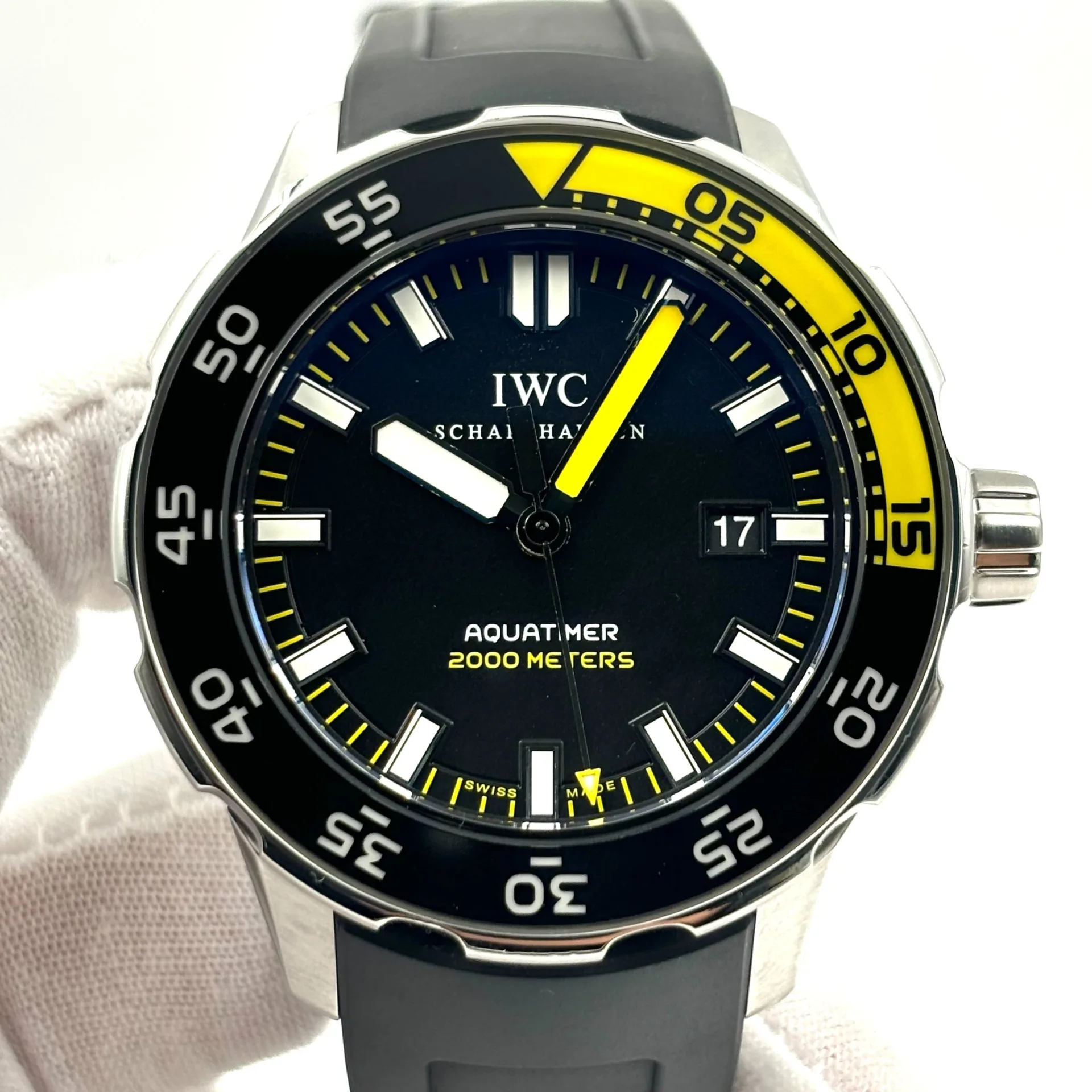 2010 IWC Aquatimer 2000 Steel / Black / Rubber IW3568-02