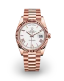 Day-Date 40 Rose Gold / Fluted / White / Roman Avatar Image