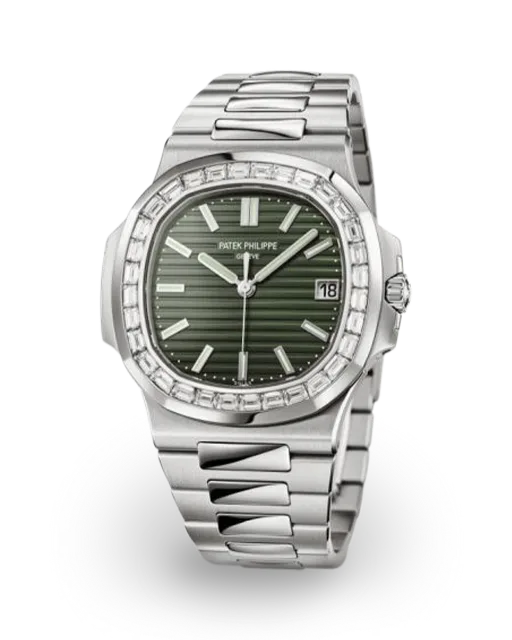 Patek Philippe Nautilus Baguette Diamond-Set / Green 5711/1300A-001  Model Image