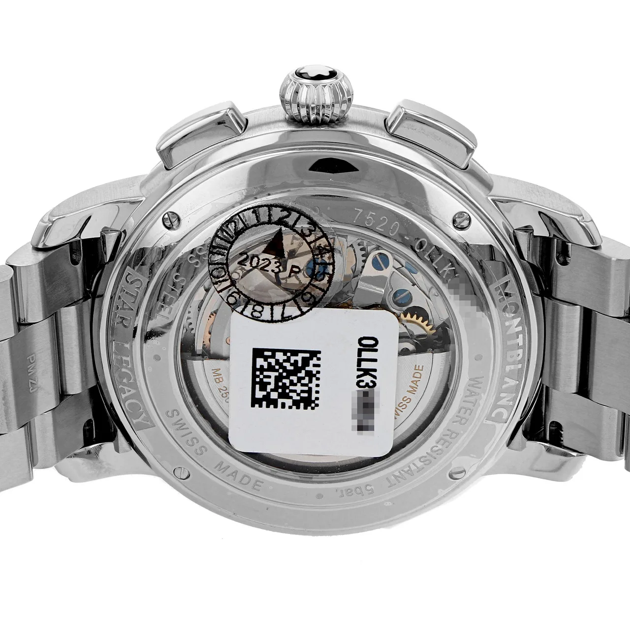 Montblanc Star Legacy Chronograph Day & Date 43 Steel / Gray / Roman / Bracelet 126081 Listing Image 4