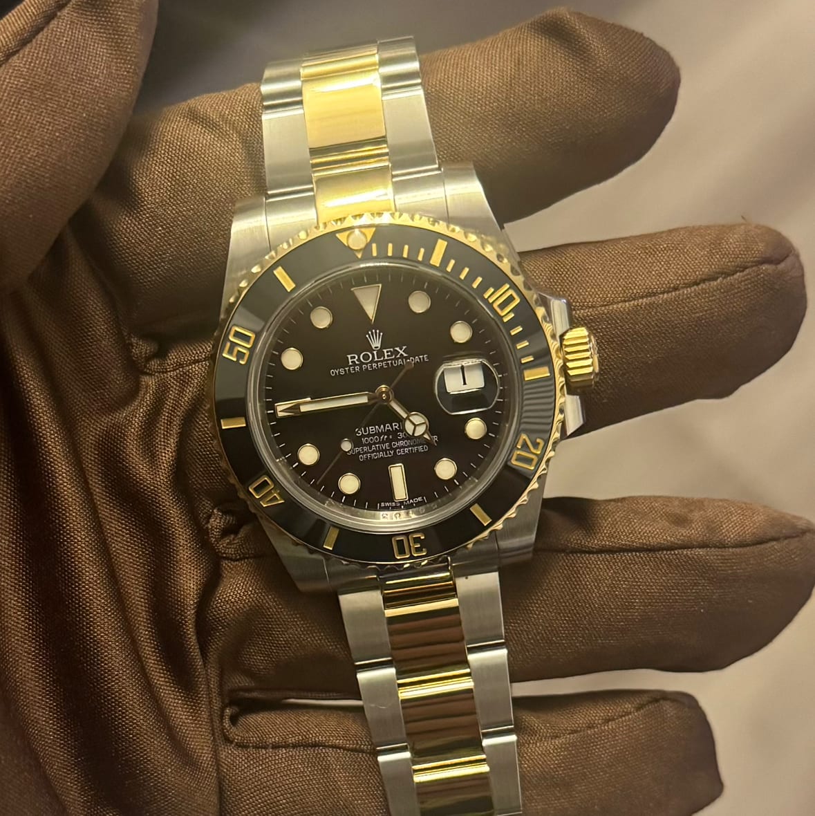 Auction: 2017 Rolex Submariner Date Two-Tone / Ceramic / Black