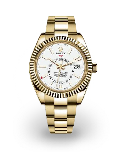 Rolex Sky-Dweller Yellow Gold / White / Oyster 326938-0005  Model Image