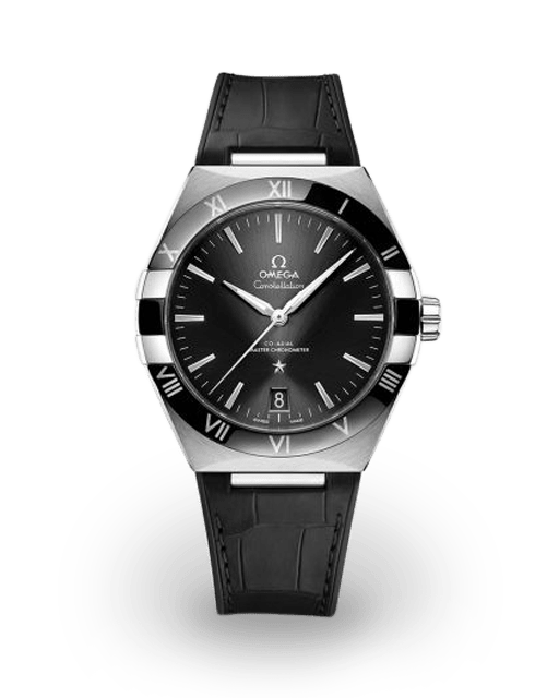 Black Dial Omega Constellation Watches | Bezel