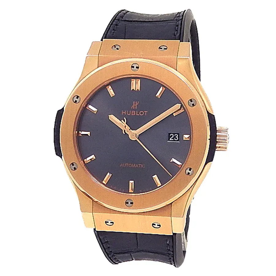 Hublot Classic Fusion 42 Rose Gold / Black / Strap 542.OX.7081.LR