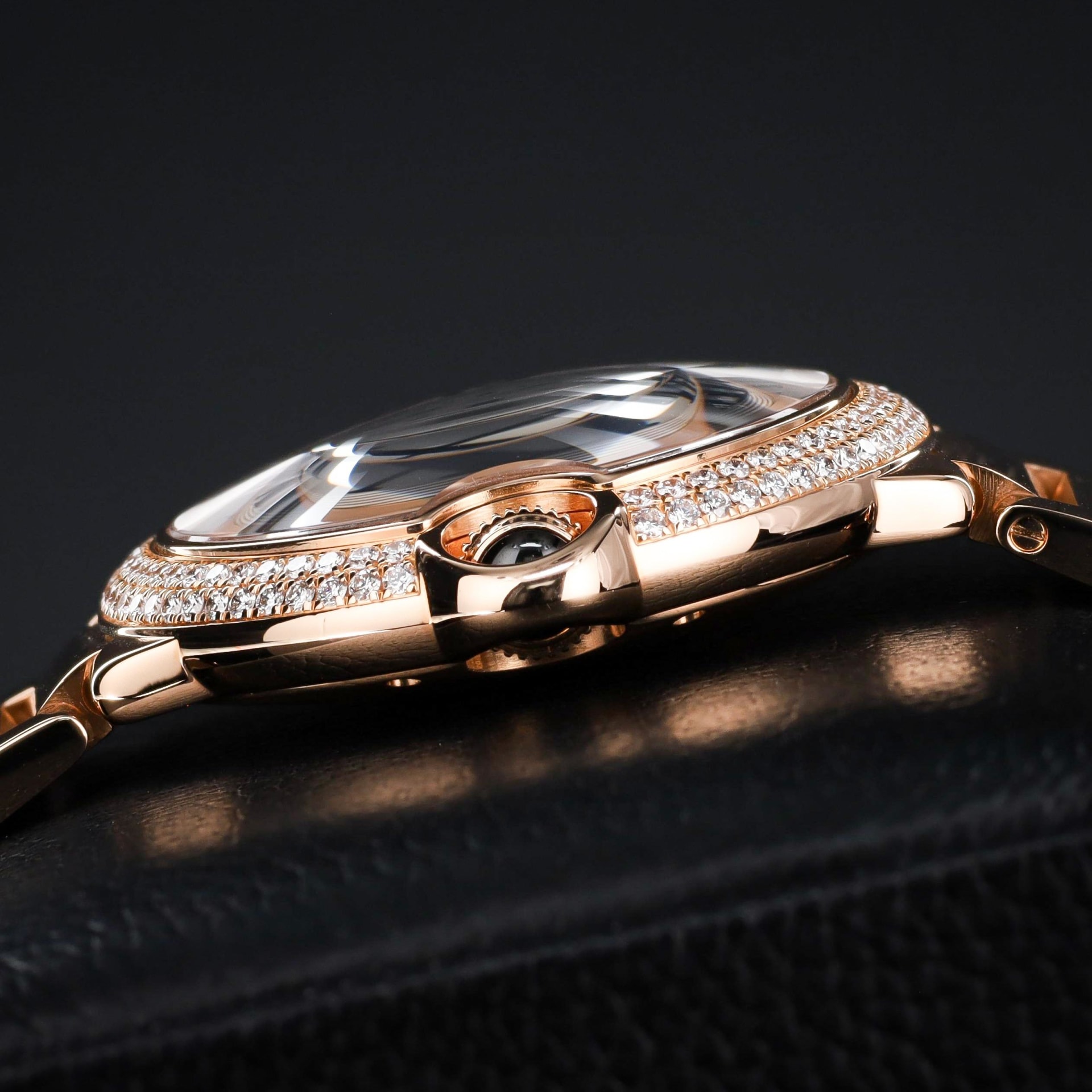Cartier Ballon Bleu de Cartier 36 Rose Gold / Diamond-Set