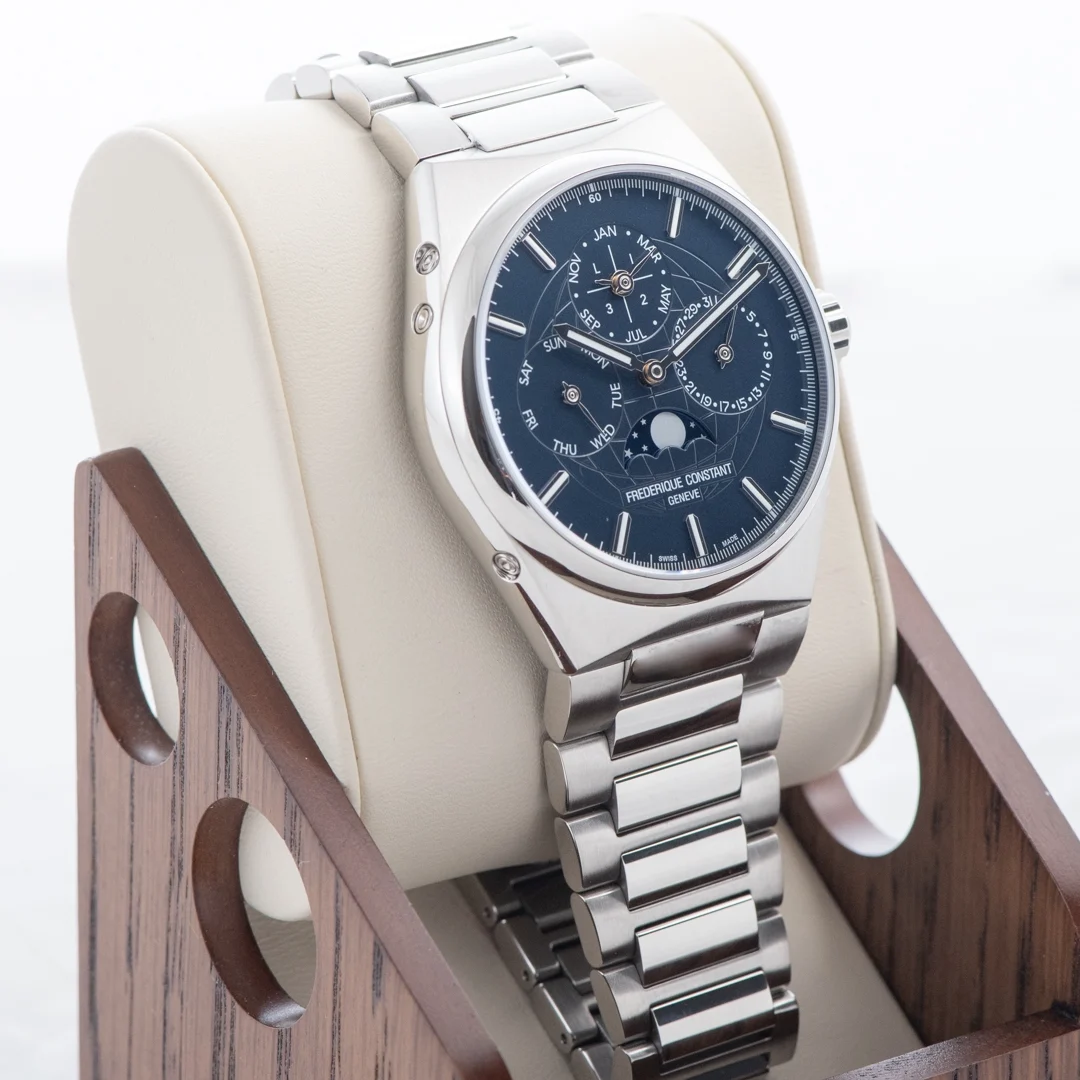 2025 Frederique Constant Highlife Perpetual Calendar Manufacture 41 Steel / Blue / Bracelet FC-775BL4NH6B