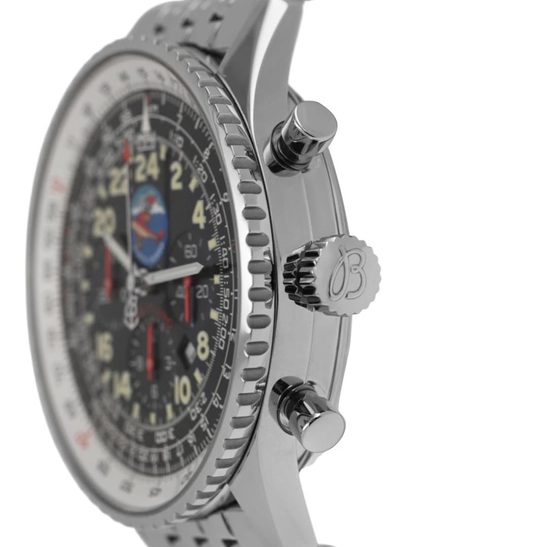 Breitling Navitimer Cosmonaute Porco Rosso 41 Steel Black