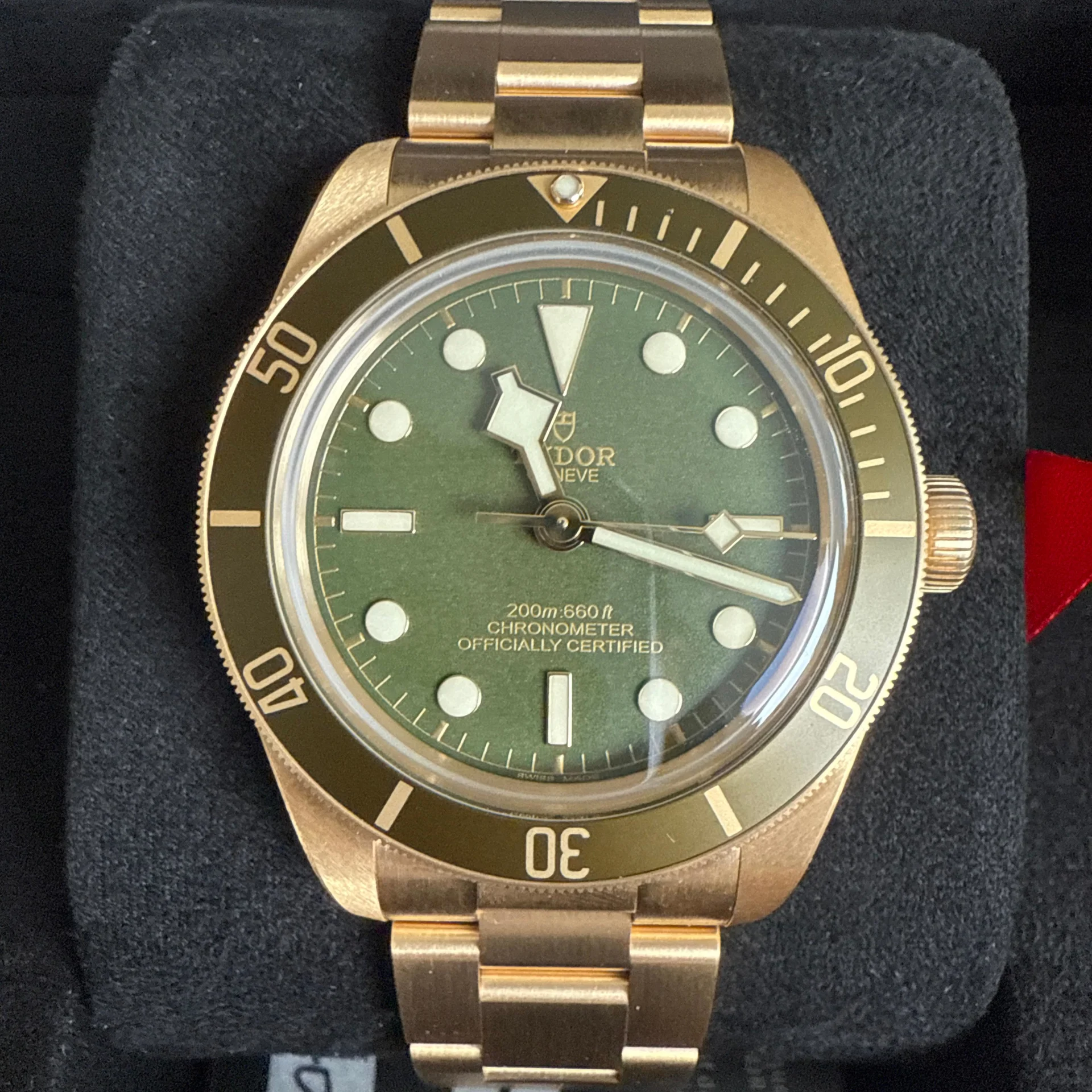 2024 Tudor Black Bay Fifty-Eight Yellow Gold / Green / Bracelet M79018V-0006