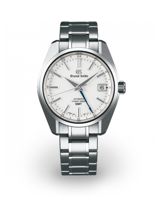 Grand Seiko Automatic Hi Beat 36000 GMT Titanium / White / Bracelet SBGJ211  Model Image