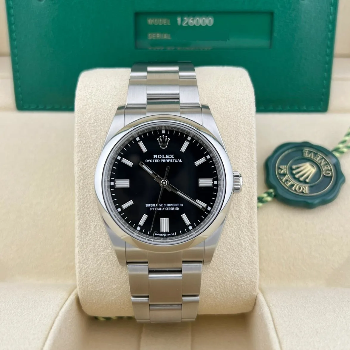 2023 Rolex Oyster Perpetual 36 Black 126000-0002 Listing Image 1