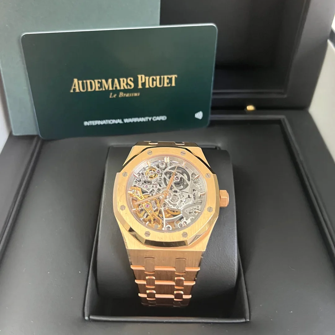 2019 Audemars Piguet Royal Oak Double Balance Wheel Openworked 37 Rose Gold 15467OR.OO.1256OR.01 Listing Image