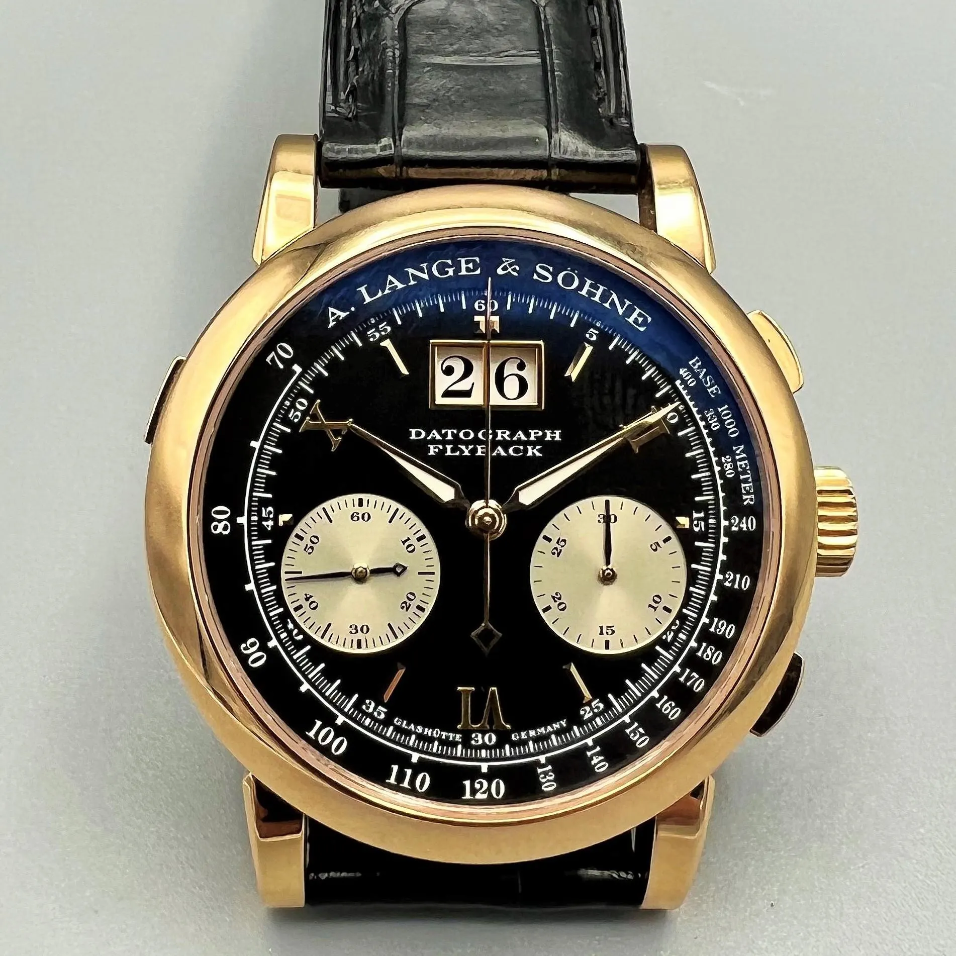 2009 A. Lange & Söhne Datograph Rose Gold / Black 403.031 ALS Listing Image