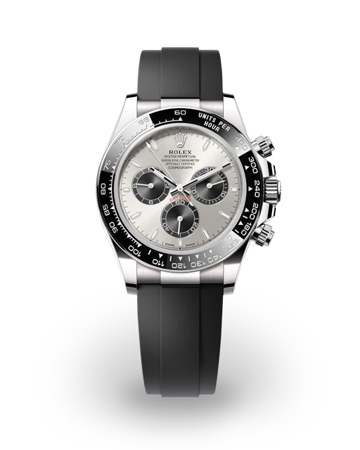 Rolex Daytona White Gold / Ceramic / Silvered / Oysterflex 126519LN-0006  Model Image