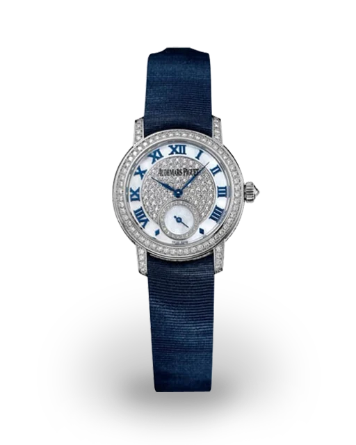 Audemars Piguet  Jules Audemars Small Seconds 28 White Gold & Diamond / Diamond-Set / MOP & Diamond / Roman / Strap 77229BC.ZZ.A025MR.01  Model Image