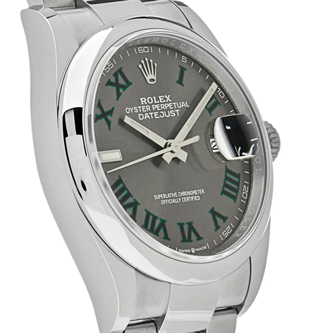 2021 Rolex Datejust 36 "Wimbledon" / Smooth / Oyster 126200-0018 Listing Image 3