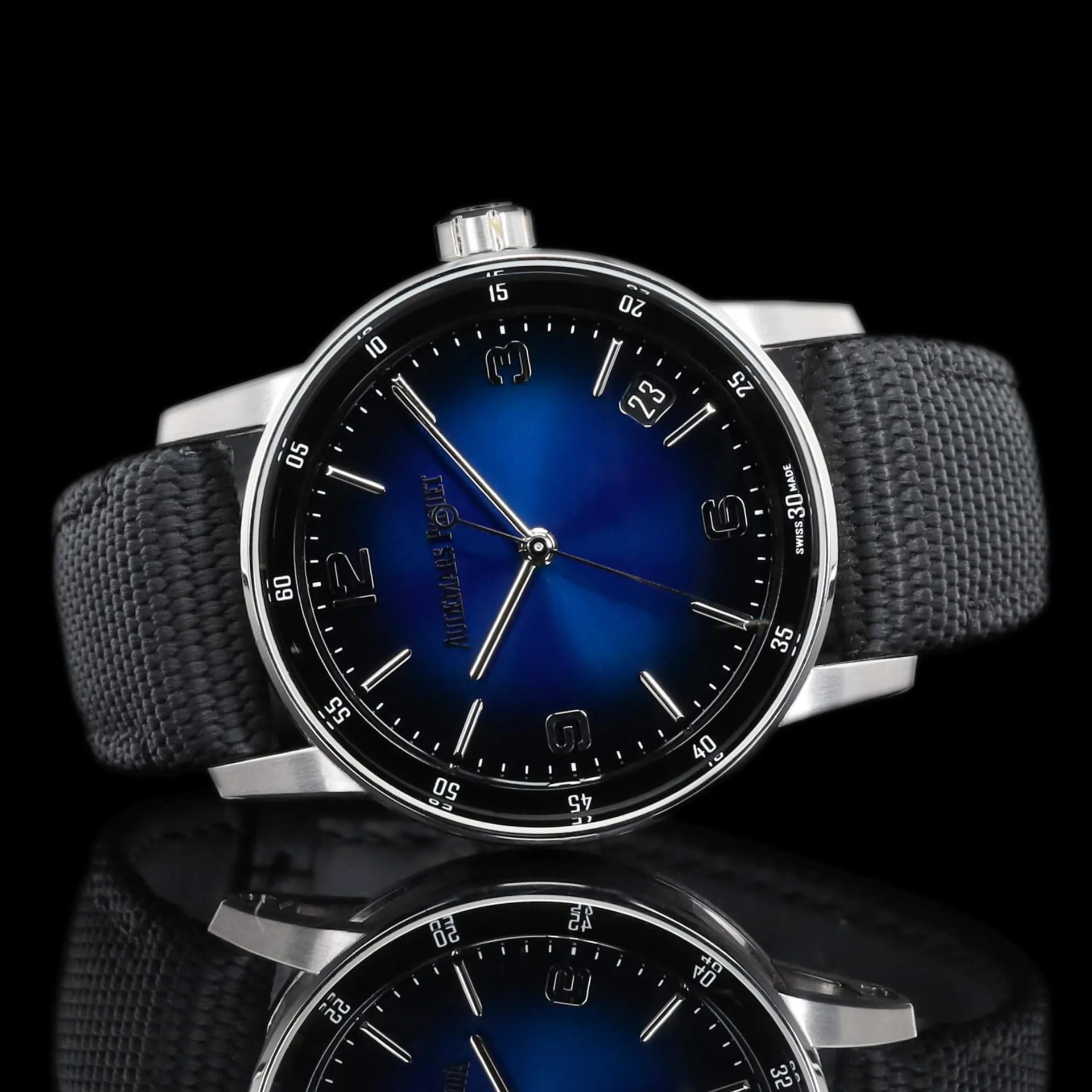 2022 Audemars Piguet CODE 11.59 White Gold / Smoked Blue / Rubber 15210BC.OO.A002KB.01