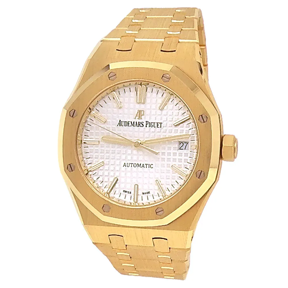Audemars Piguet Royal Oak 37 Yellow Gold / Silver 15450BA.OO.1256BA.01