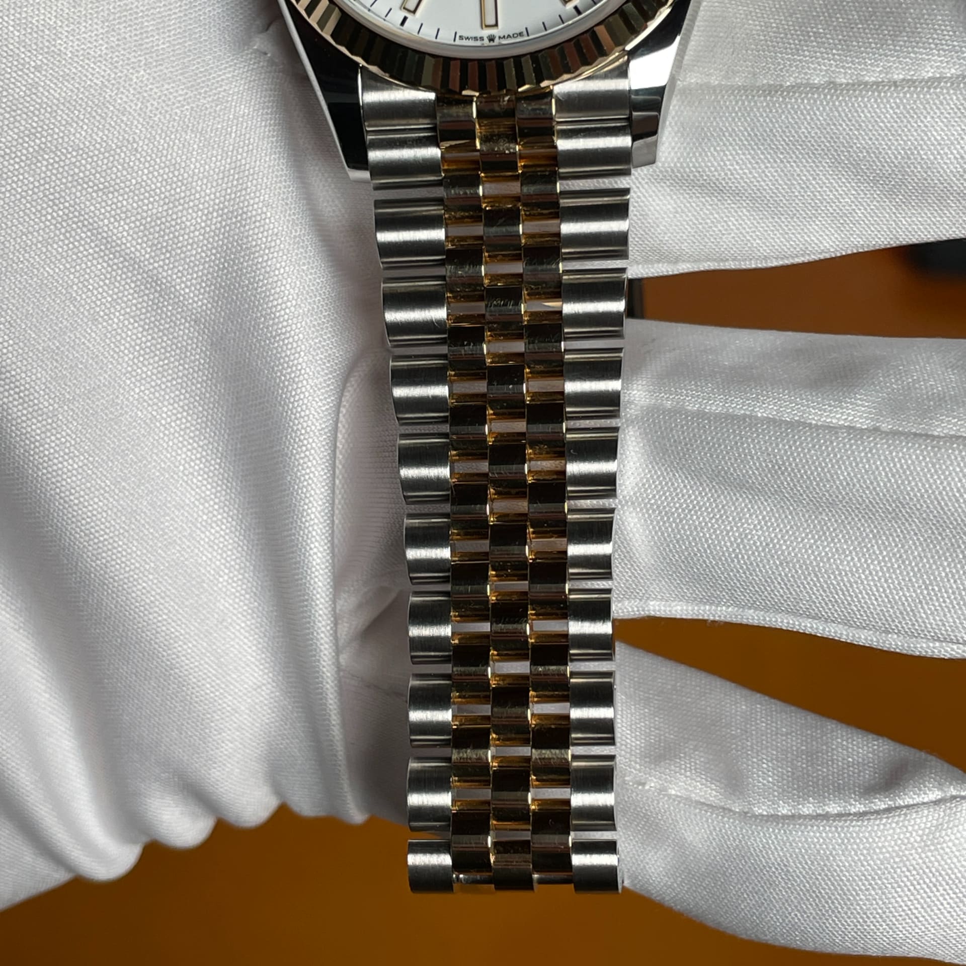 Auction: 2024 Rolex Datejust 36 Two-Tone Fluted / White