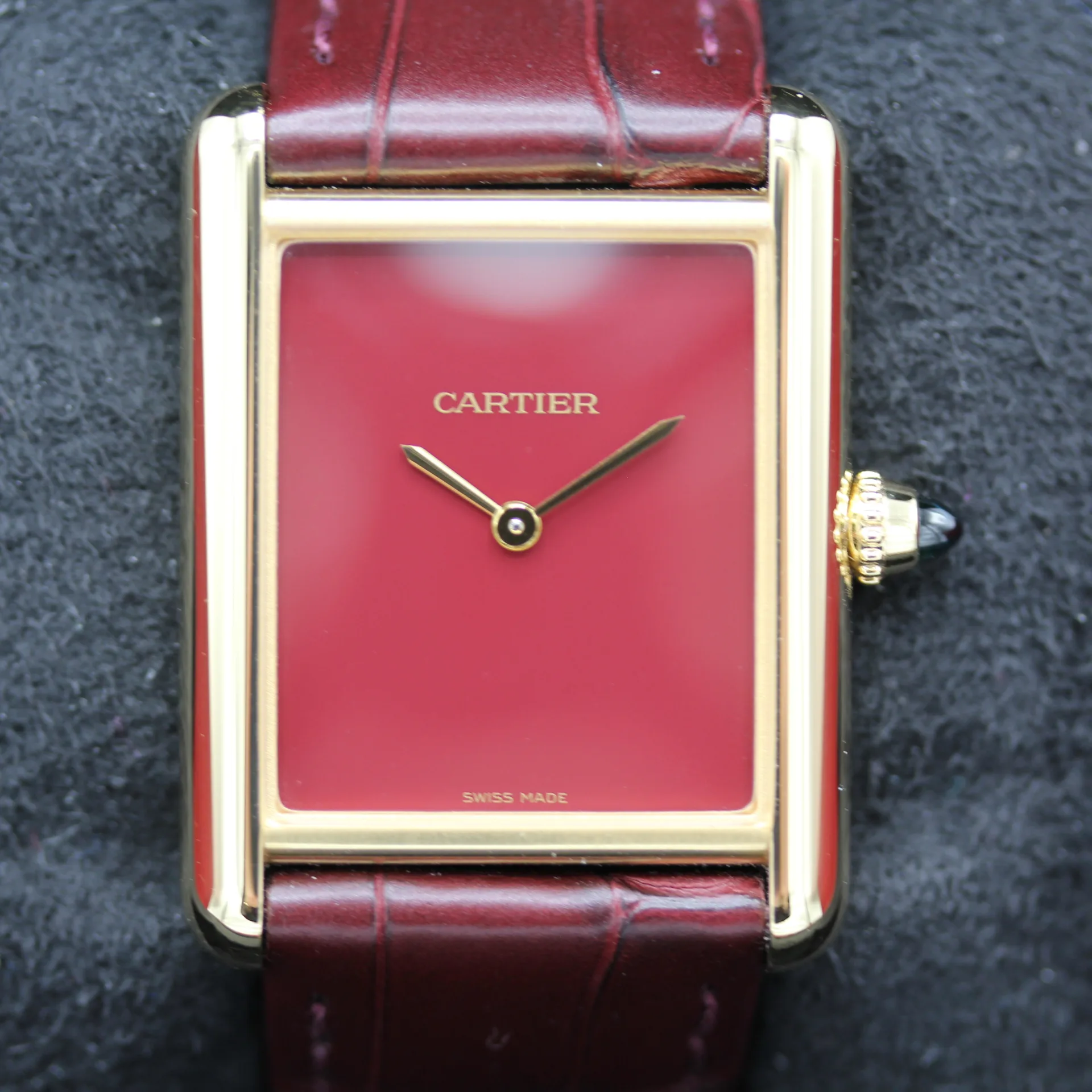 2024 Cartier Tank Louis Large Model / Yellow Gold  WGTA0190